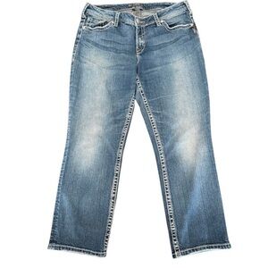 Silver Jeans Natsuki Capri Size 16- Women Blue Jeans 25" Inseam